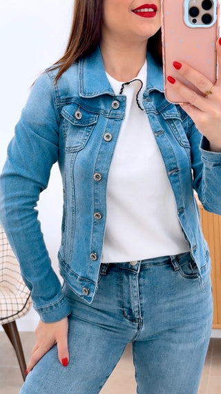 CHAQUETA BÁSICA DENIM KYL