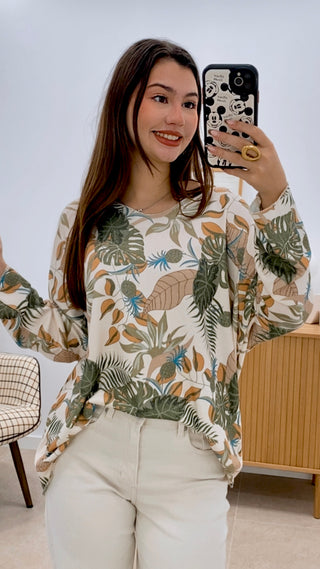 SUÉTER ESTAMPADO NATURA
