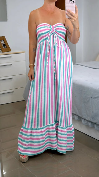 VESTIDO MUSE RAYAS
