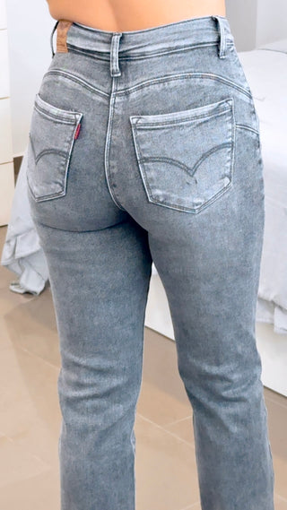 PANTALÓN FAJA GRIS