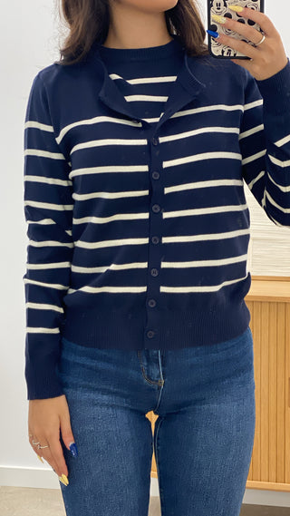 CONJUNTO PUNTO CAMISETA + REBECA LÍNEAS
