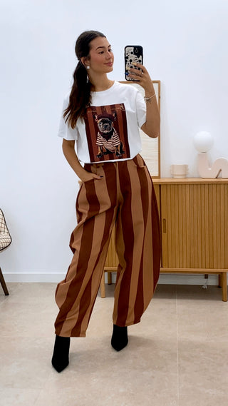 PANTALÓN BICOLOR BARREL