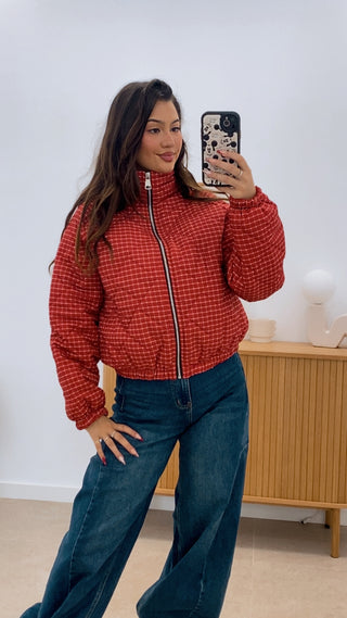 CHAQUETA ACOLCHADA CREMALLERA