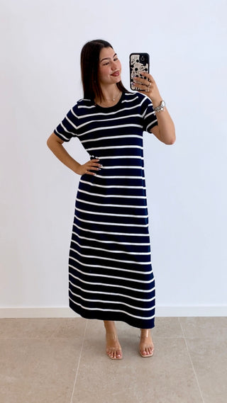 VESTIDO PUNTO LÍNEAS