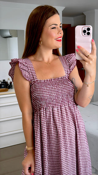 VESTIDO TOSCANA VICHY