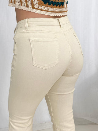 PANTALON DENIM BEIGE