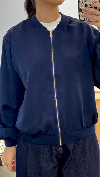 BOMBER SATINADA
