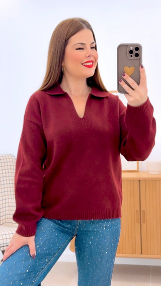 SUÉTER CUELLO POLO