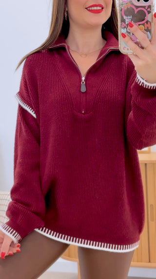 SUÉTER CREMALLERA