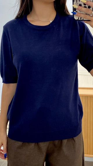 CAMISETA MANGA CORTA PUNTO