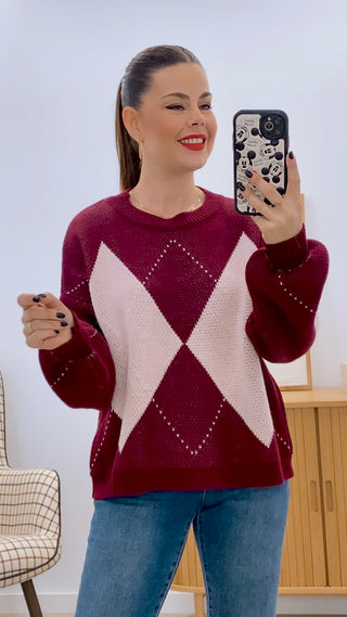 SUÉTER ROMBI