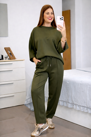 BARREL SWEATSHIRT AND PANTS SET
