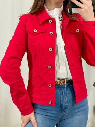 Compra online CHAQUETA DENIM ROJO - Totamona