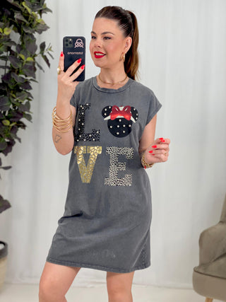 Compra online VESTIDO LOVE TACHAS - Totamona